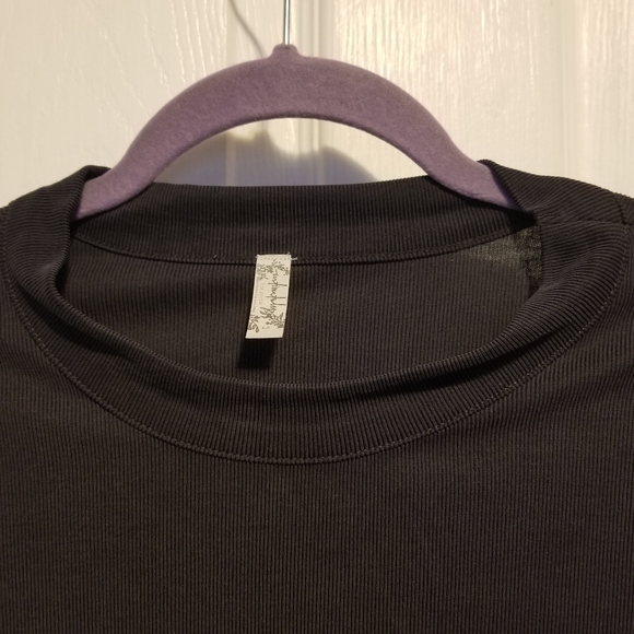 Free People Shirt Women's Size SP Color Dark Gray - Picture 8 of 10